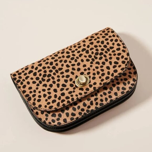 Anthropologie Handbags - Anthropologie Leanna Crossbody Bag in Honey Black $68